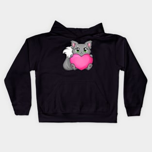 Love of a cat Kids Hoodie